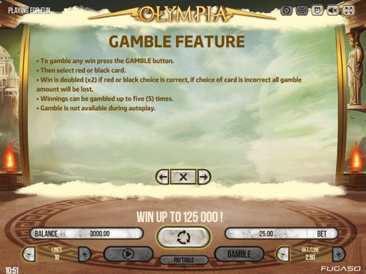 Olympia :: Gamble Feature Rules