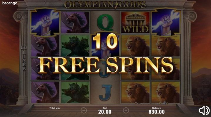 10 Free Spins Awarded