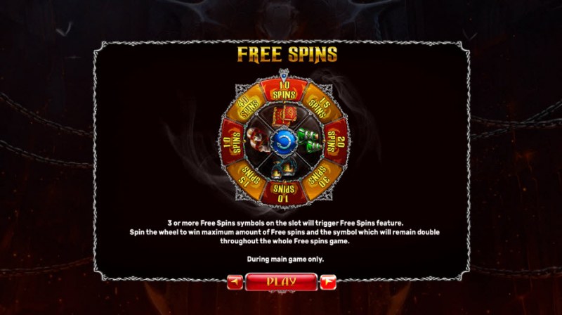 Origins of Lilith :: Free Spins Rules
