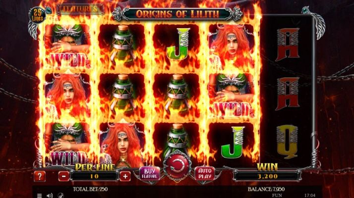 Origins of Lilith :: Multiple winning combinations leads to a big win
