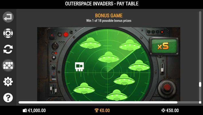 Outerspace Invaders :: Bonus Game Rules