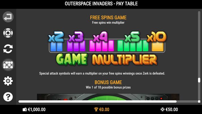 Outerspace Invaders :: Game Multiplier