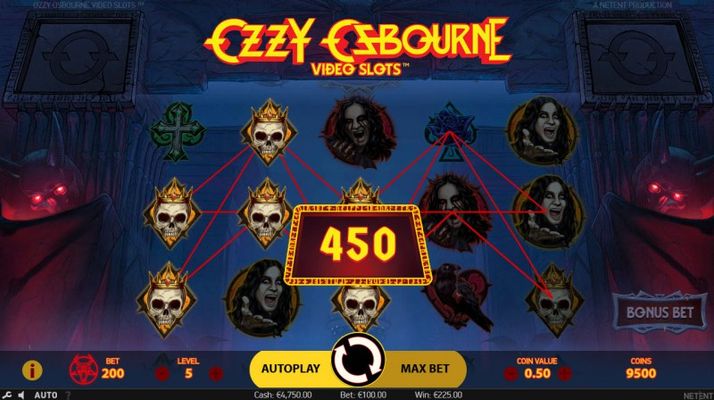 Ozzy Osbourne :: Multiple winning paylines
