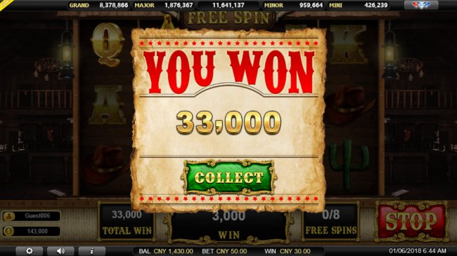 Total Free Spins Payout