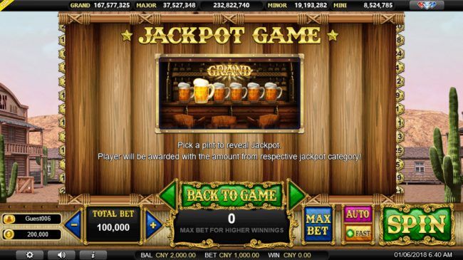 Jackpot Rules