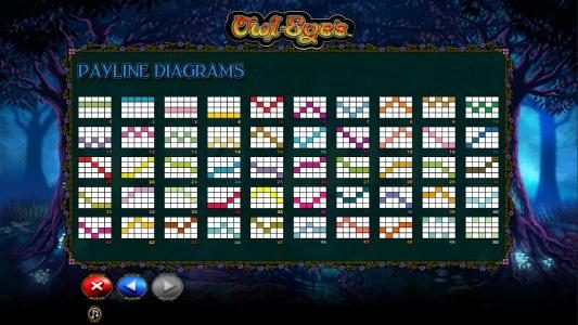 Payline Diagrams 1-50