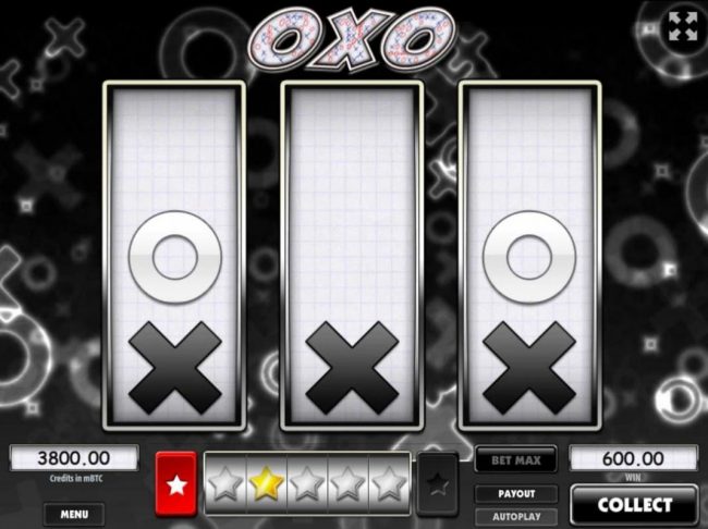Gamble Feature - select the color of the next star to appear for a chance to double your winnings.