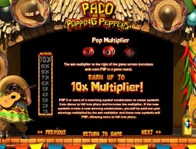 pop multiplier - earn up to 10x multiplier