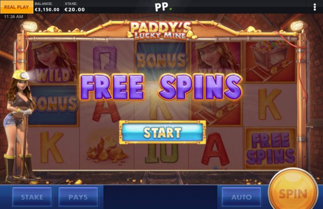 Scatter win triggers the free spins feature