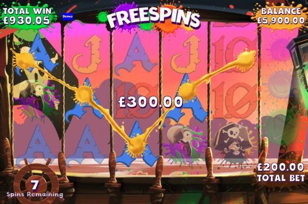 Free Spins Game Board