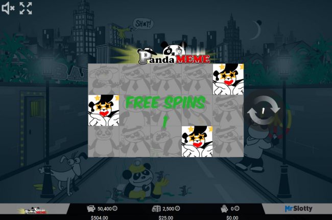 Scatter win triggers the free spins feature