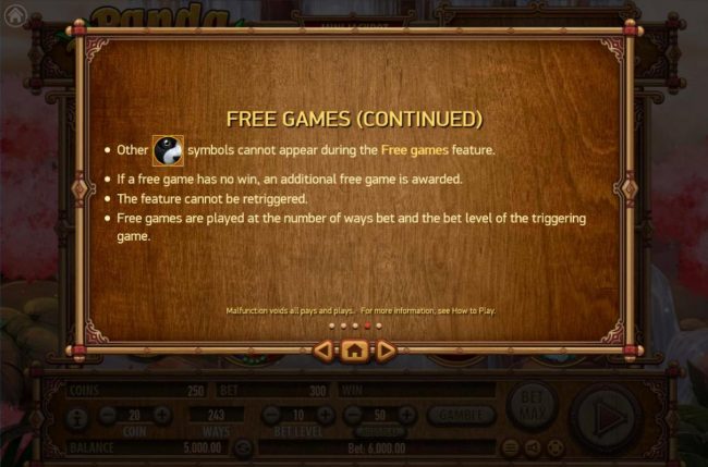 Free Games Bonus Rules