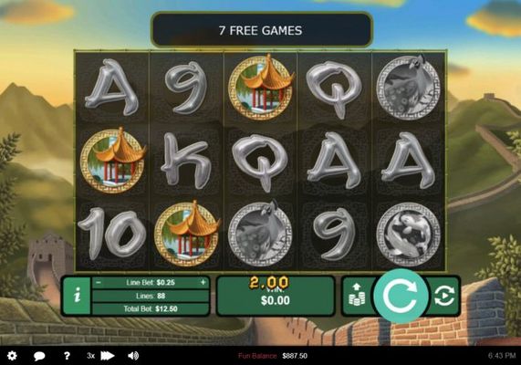 Free Spins Game Board