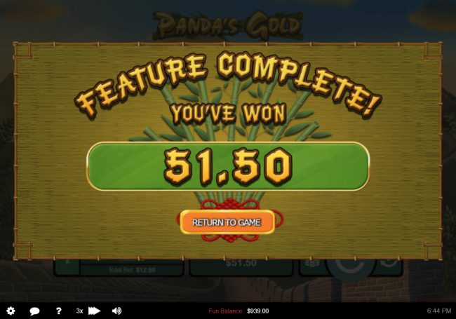 Total Free Spins Payout