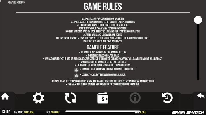 General Game Rules