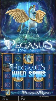 Three scatter symbols triggers Wild Spins