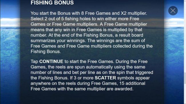 Fishing Bonus Game Rules