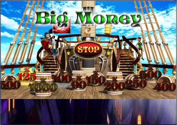 Big Money - click the stop to stop on one of the bet multipliers.
