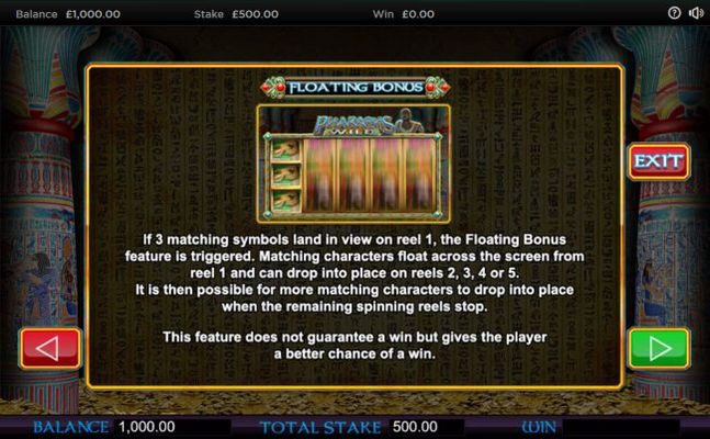 Floating Bonus Rules