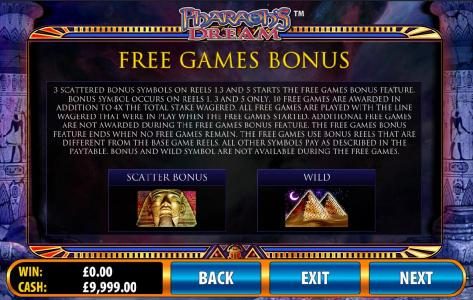 free games bonus - rules