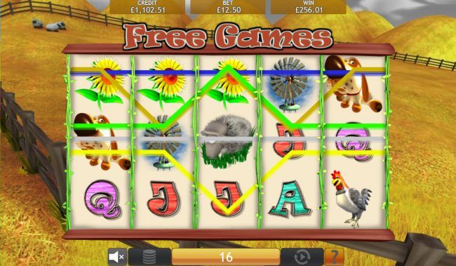 Free Spins Game Board