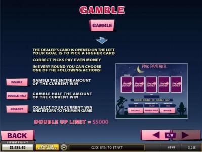 Gamble Feature Games Rules