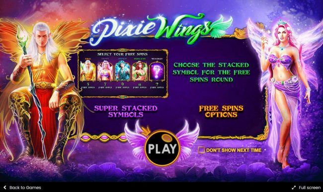 Game features include: Super Stacked Symbols and Free Spins