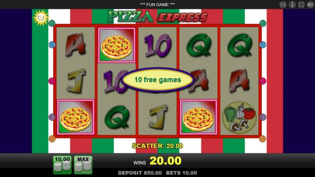 Scatter win triggers the free spins feature