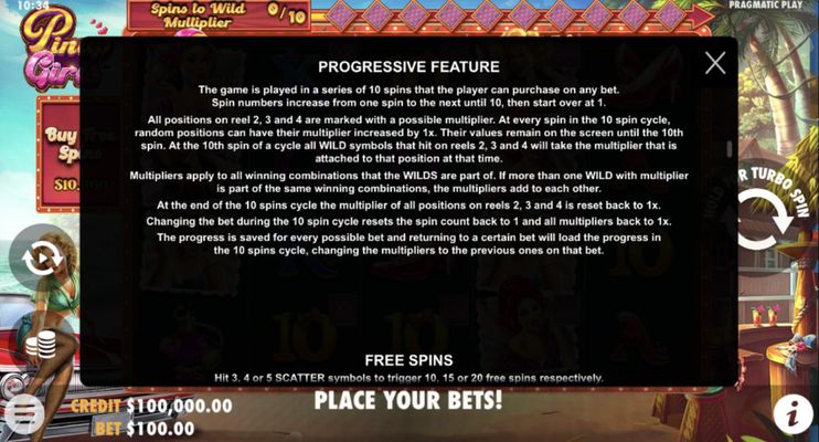 Progressive Feature