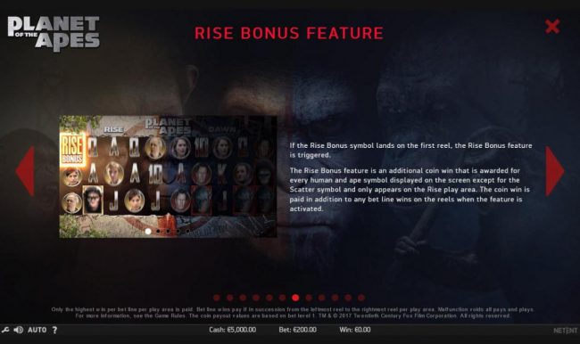 Rise Bonus Feature Rules