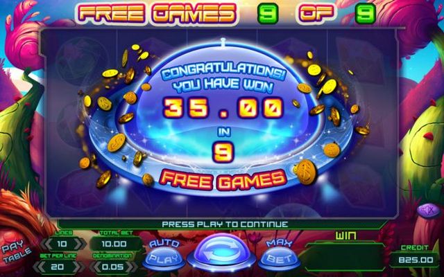 Total Free Spins Payout