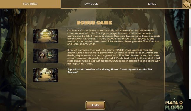 Bonus game rules