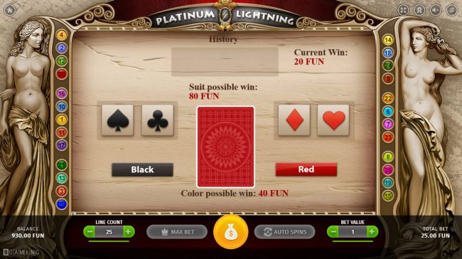 Gamble Feature Game Board