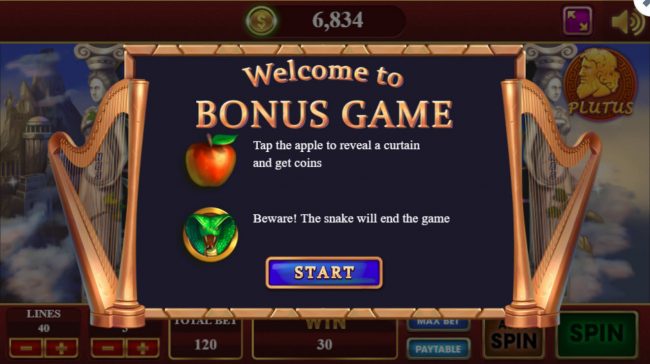 Bonus game awarded