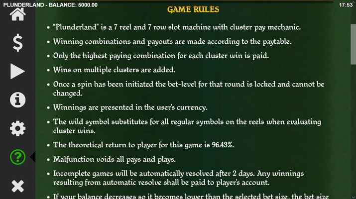 General Game Rules