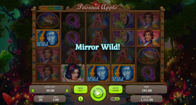 Mirror wild feature activated