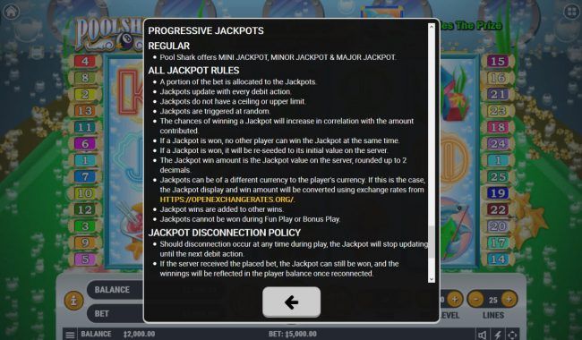 Progressive Jackpot Rules