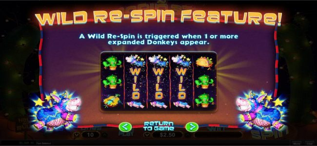 Wild Re-Spin Feature Rules