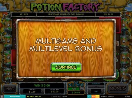 Multigame and Multelevel bonus