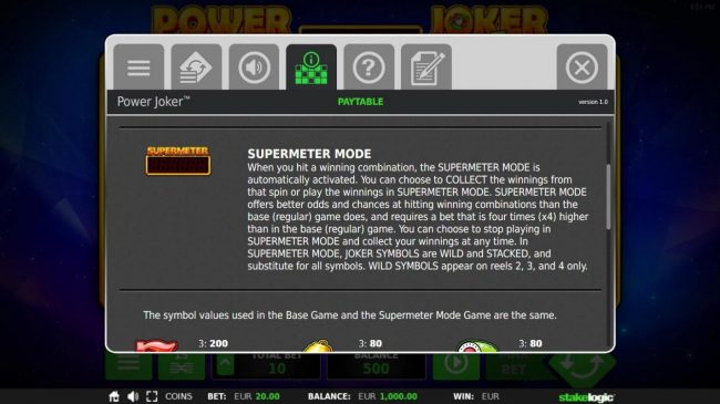 Supermeter Mode Rules