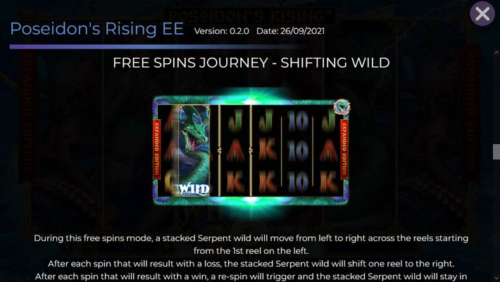 Free Spins - Shifting Wilds