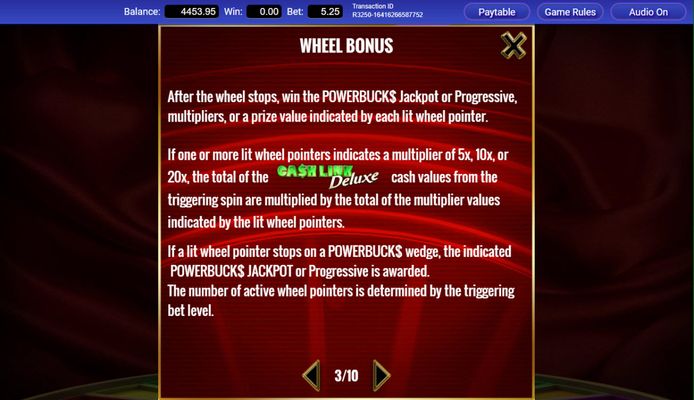 Wheel Bonus