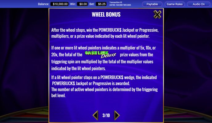 Wheel Bonus