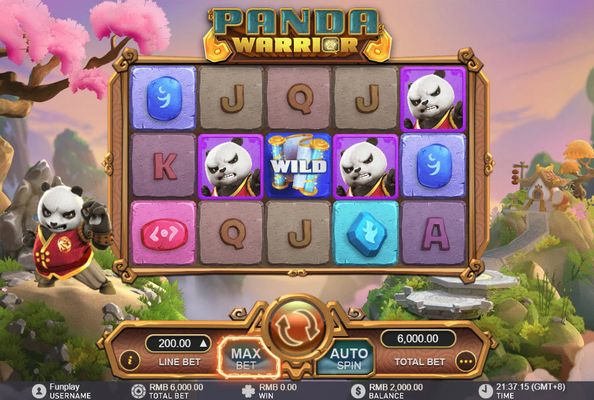 Panda Warrior :: Main Game Board