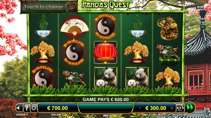 Scatter symbols triggers the free spins feature