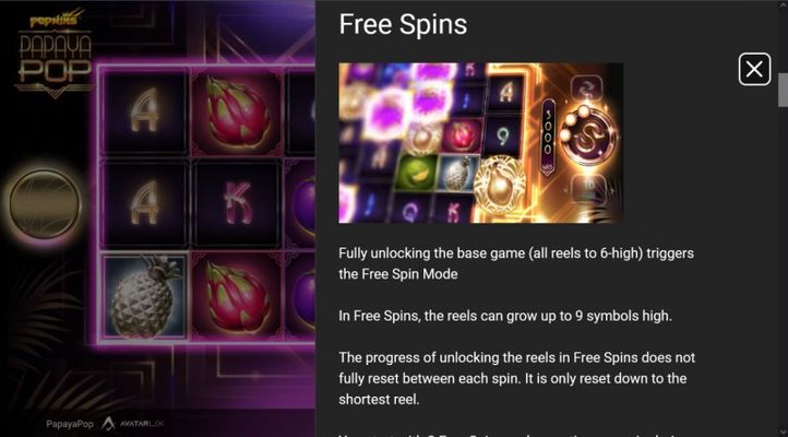 Free Spin Feature Rules