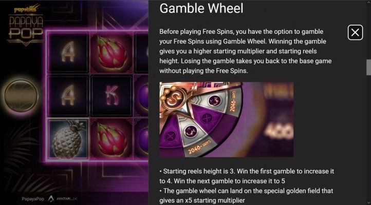 Gamble feature