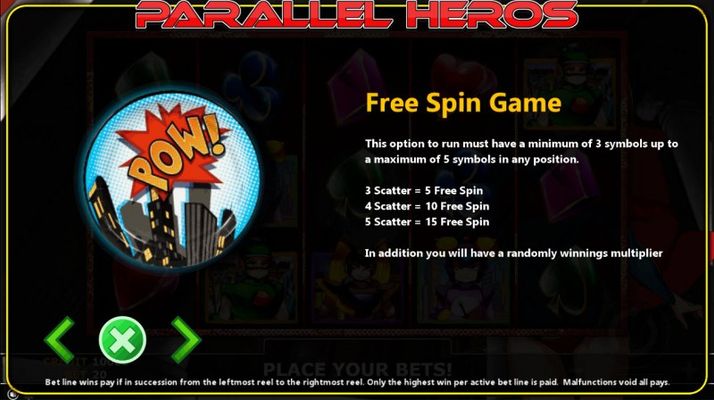 Free Spins Rules