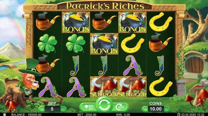 Patrick's Riches :: Main Game Board