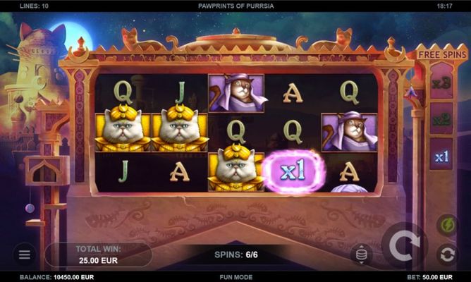 Free Spins Game Board